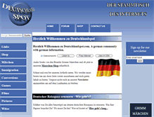 Tablet Screenshot of deutschlandspot.com